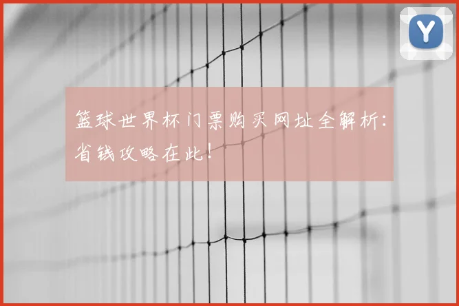 篮球世界杯门票购买网址全解析:省钱攻略在此!